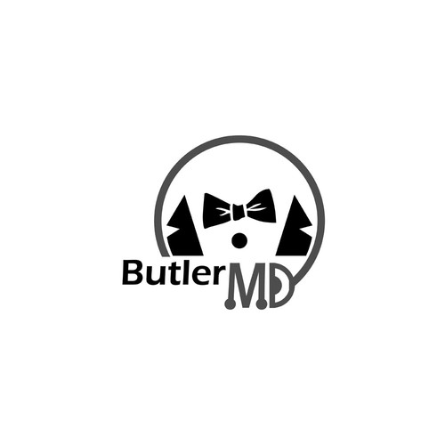Butler design with the title 'Logo Design for Butler MD'