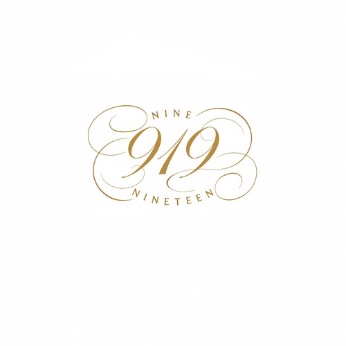Formal design with the title 'Nine Nineteen Restaurant'