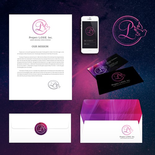 Love brand with the title 'Project L.O.V.E. Inc.'