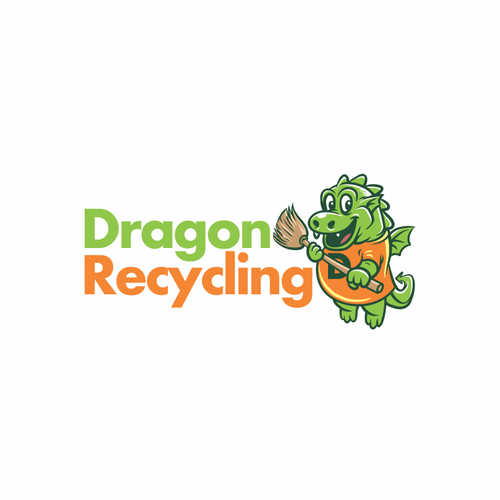 Dragon brand with the title 'Logo design for Dragon Recycling'
