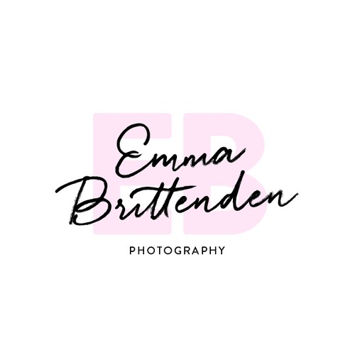 Pink brand with the title 'Logo for Emma Brittenden Photography'
