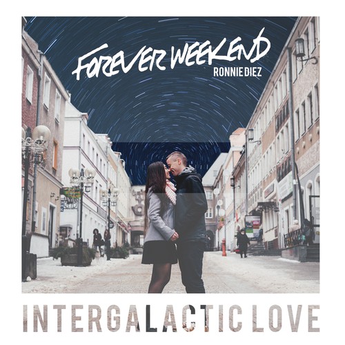 Album logo with the title 'R&B Album Cover Art'