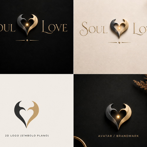 Creative design logo with the title 'Soul Love'