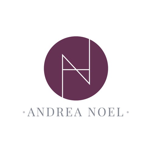 Stylist logo with the title 'Andrea Noel logo'