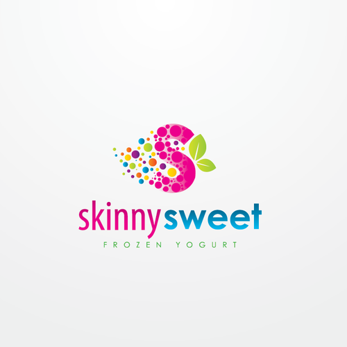 Frozen design with the title 'Design a COOL logo for Skinny Sweet Frozen Yogurt'