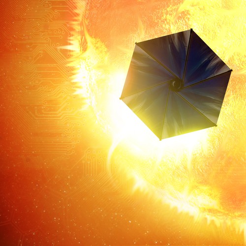 Sun illustration with the title 'Bold website image'
