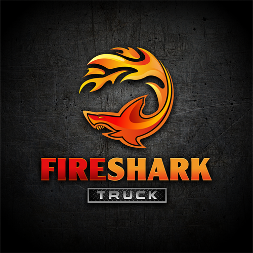 Shark design with the title 'Fireshark'