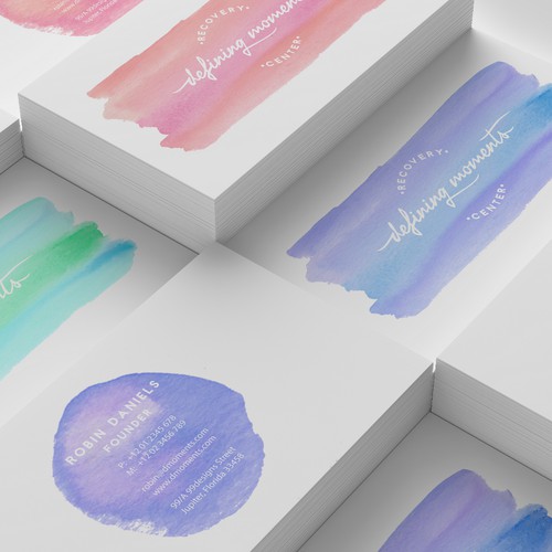 Business brand with the title 'Defining Moments'