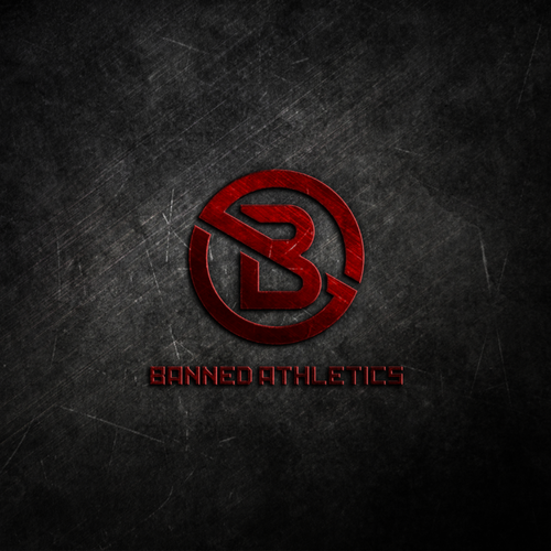 Grunge logo with the title 'bold logo concept for physical fitness '