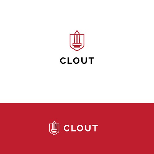 Justice logo with the title 'Minimal logo for law firm'