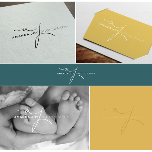 Photography logo with the title 'Amanda Joy Photography'