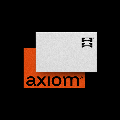 Tech design with the title 'axiom'