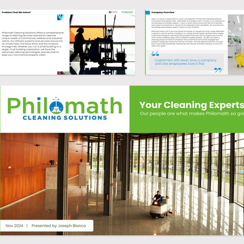 Presentation design with the title 'Presentation Design'