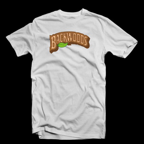 Tree t-shirt with the title 'some woods'
