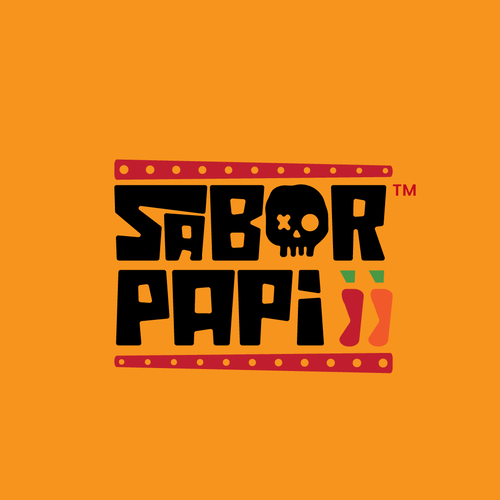 Spicy logo with the title 'Vibrant Celebration logo concept for Sabor Papi'