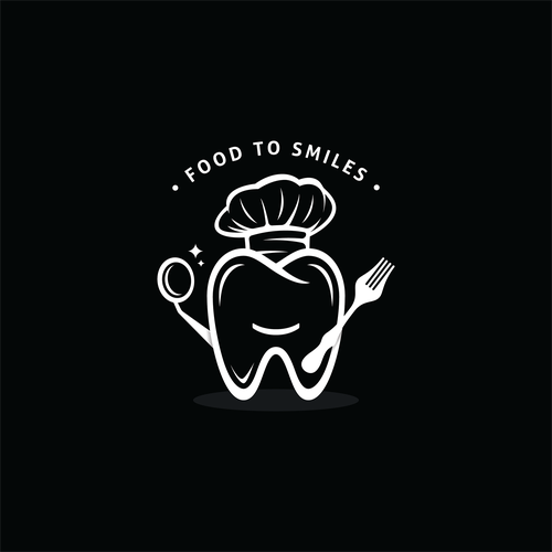 Orthodontist logo with the title 'Food To Smiles'