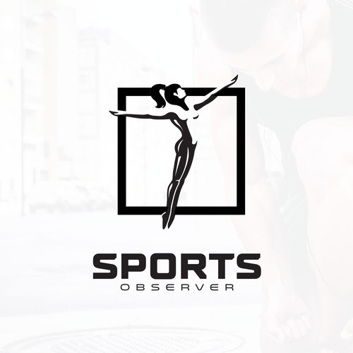 Body design with the title 'Sports observer'