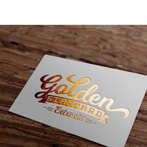 Text logo with the title 'Classic text based logo'