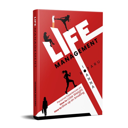 Motivational book cover with the title 'Life Management'