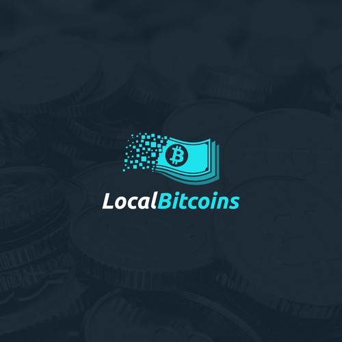 Dollar design with the title 'LocalBitcoin'