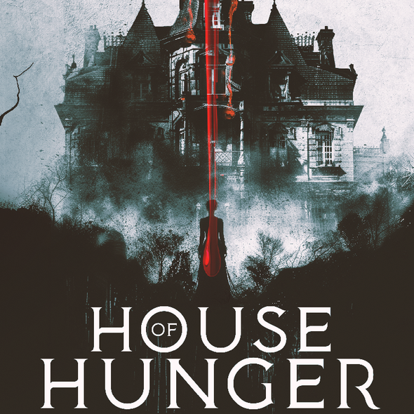 Thriller book cover with the title 'House Of Hunger book cover'