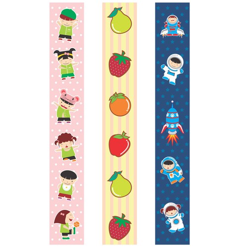 Wallpaper design with the title 'Child Pattern for Wallpaper'