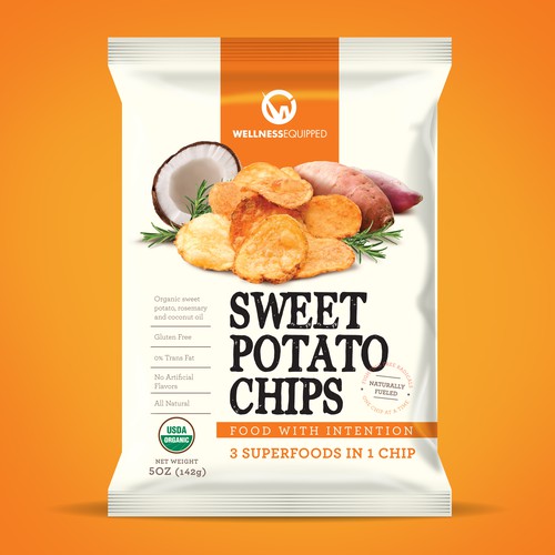 Chip design with the title 'Wellness Equipped Chips'