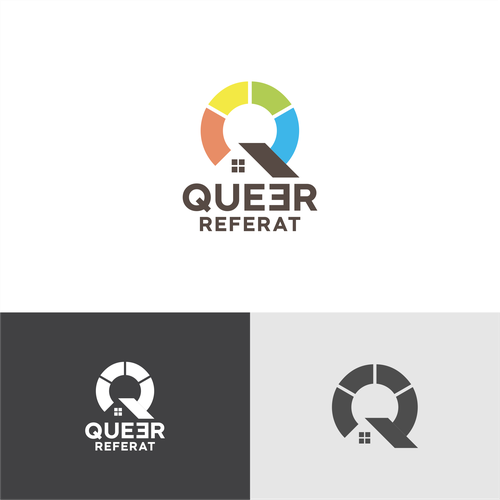 Consultant logo with the title 'Logo Concept for Queer'