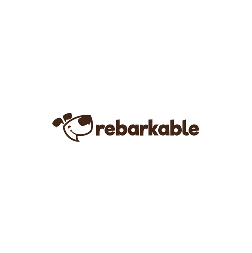 Veterinary logo with the title 'rebarkable'