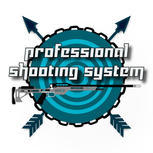 Arrow down logo with the title 'Entry Content Logo - Professional Shooting Systems'