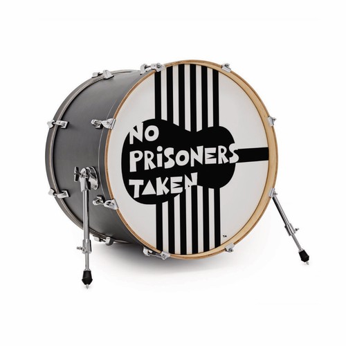 Rock logo with the title 'NO PRISONERS TAKEN'