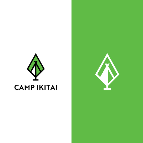 Tent design with the title 'Tent + Tree'