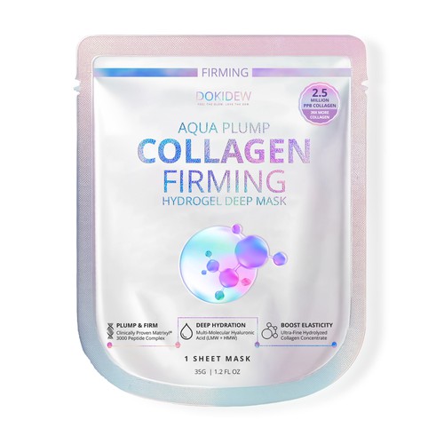 Aesthetic packaging with the title 'Aesthetic Face Sheet MAsk PAckageing | K BEauty Inspired Packageing | Skincare- cosmetics Packageing'