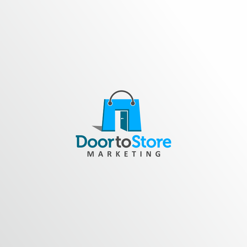 Door design with the title 'door to store'