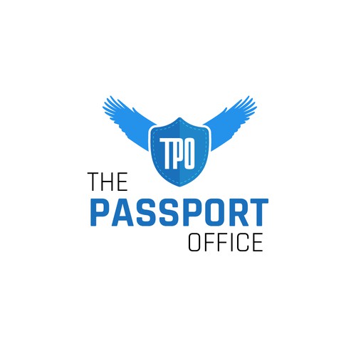 Passport logo with the title 'The Passport Office'