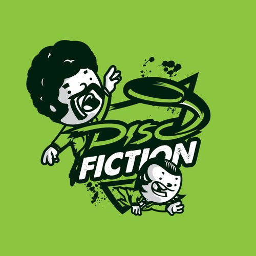 Disk logo with the title 'Disco Fiction'