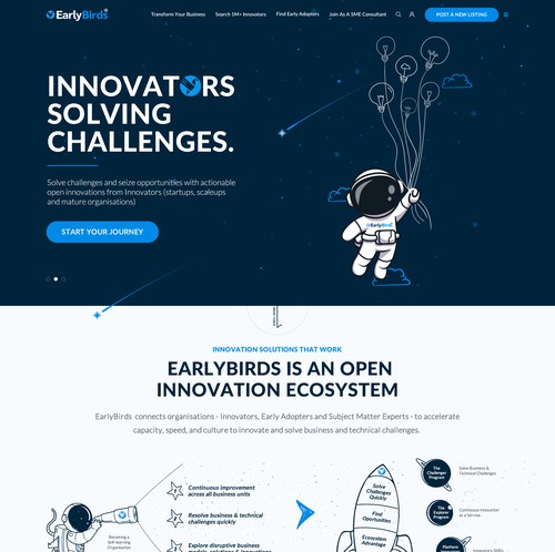 Ecosystem design with the title 'Apply your creativity to transition us from a Startup to a scaleup company'