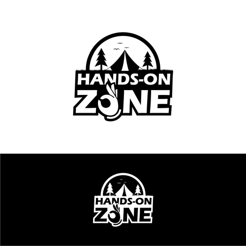 OK logo with the title 'bold logo HANDS-ON ZONE adventure'