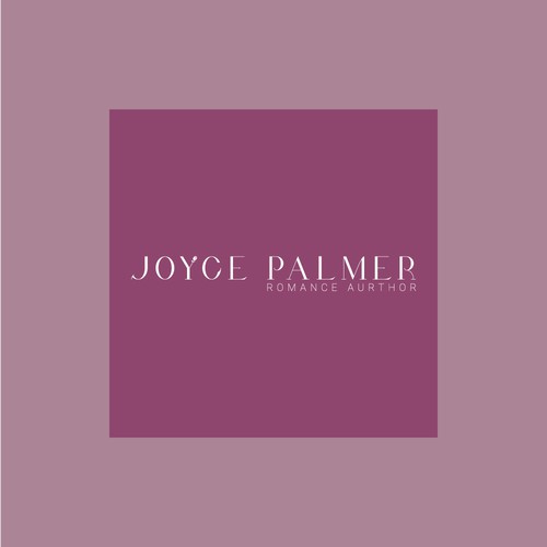 Romantic logo with the title 'Minimal but Organic logo for Joyce Palmer'