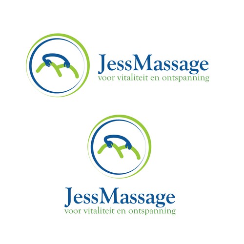 Spa brand with the title 'Jess Massage Logo'