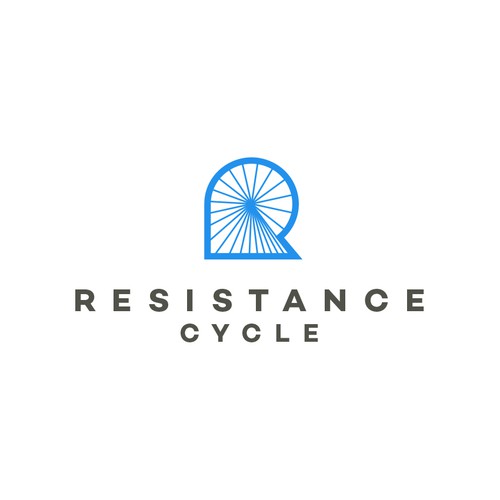 Fitness logo with the title 'Logo for Resistance Cycle'