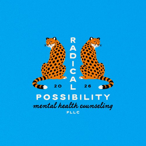 Design with the title 'Logo Concept for Radical Possibility Mental Health Coaching'