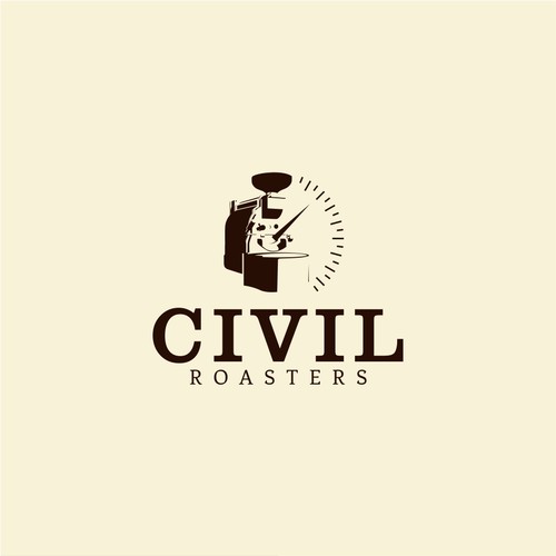 Dark logo with the title 'Civil Roaster'