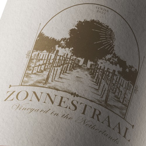 Vineyard design with the title 'Vineyard logo'