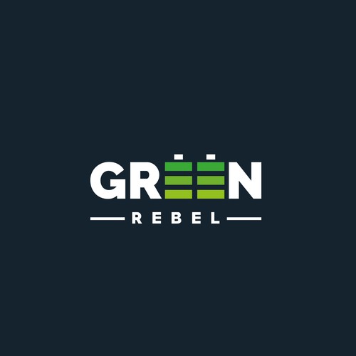 Charger logo with the title 'Green Rebel'