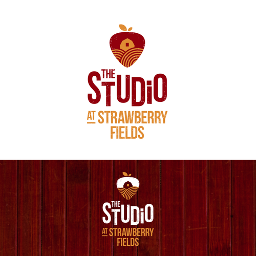 Strawberry logo with the title 'The Studio at Strawberry Fields'