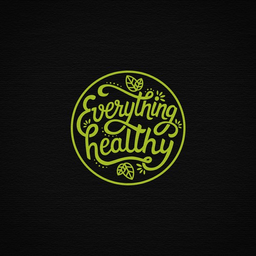 Hand lettering design with the title 'Hand lettering logo for bio healthy food brand with yoga/boho/gypsy vibe!'