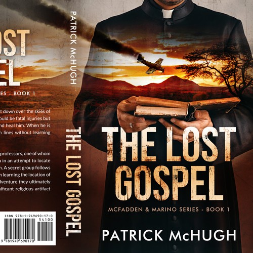 Action design with the title 'The Lost Gospel'