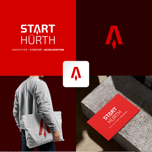 Rocket logo with the title 'STARTHÜRTH'