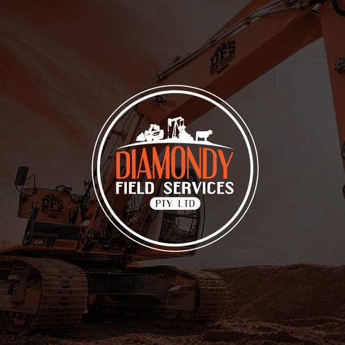 Land design with the title 'Gas, farm products and Land access consulting branding project.'